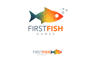 create wonderful fish games logo design