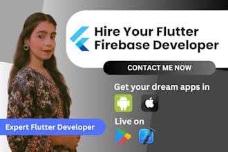be your flutter firebase developer for flutter app