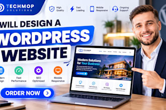 design a fast and responsive wordpress website
