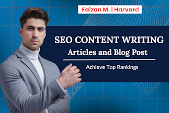 do SEO article writing, blog post writing, or persuasive content writing