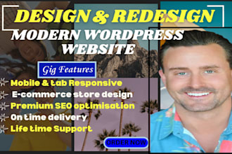design branded responsive wordpress website with oxygen builder, beaver or avada