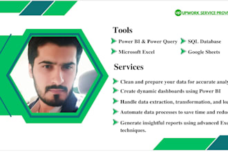 analyze and visualize data with excel, power bi and sql