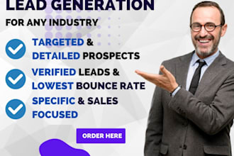 provide forex and crypto leads, b2b lead generation  for any industry worldwide