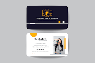 design custom business cards with photos