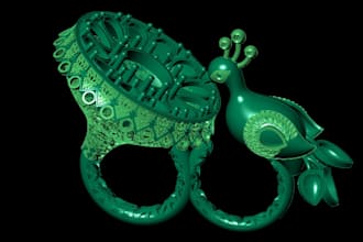 do 3d jewelry designing