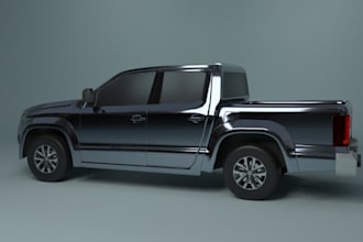 remodel 3d cad vehicle, jeep model, realistic spot car, body kit, ready for game