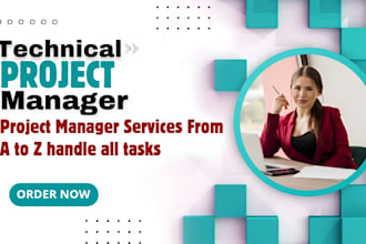 be technical project manager for a to z project management services