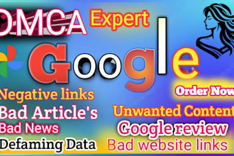 remove negative defamatory articles news links from google search results