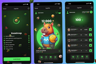 create crypto telegram mini app, telegram crypto game bot web game development