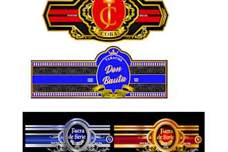 design unique cigar, label, box, vape and logo with unlimited revisions