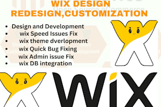 provide wix solutions create a custom wix ecommerce website redesign and design