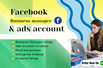 set up your facebook business manager and ads account