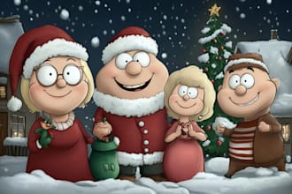 draw you like a family guy character for christmas