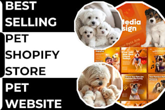 best selling pet shopify store pet website