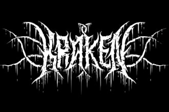 make custom brutal death metal, deathcore logo for your band