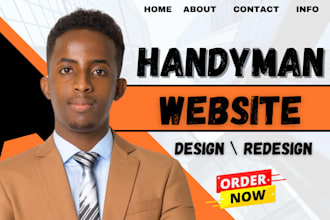 handyman website design booking website design cleaning website plumber website