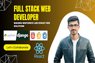 build web app with react, django, rest apis