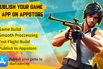 publish your app or game on your google playstore and app store