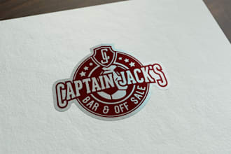do a retro vintage timeless sports football club logo design