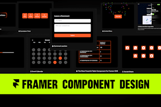 create custom code component for the framer website
