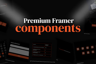 create any kind of framer component for the website