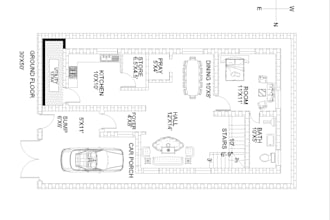 2d house plan desinging