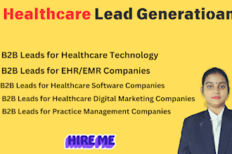 do lead generation for healthcare software and marketing company
