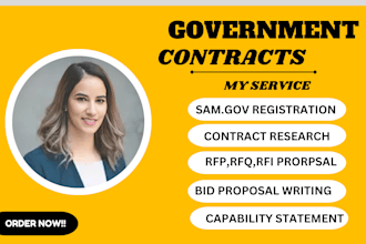 write winning government contract proposal, research rfp, rfq, rfi bid proposal