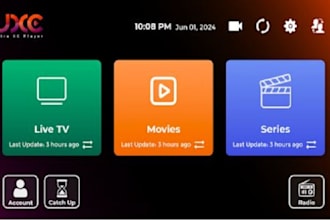 reskin latest android iptv for xciptv inbuilt VPN with xtream code m3u tmdb ads