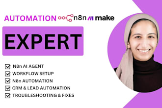 make com automation n8n automation n8n ai agent make n8n workflow n8n expert