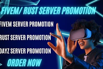 do discord mass dm, rust server promotion, fivem, dayz, fivem game server ads