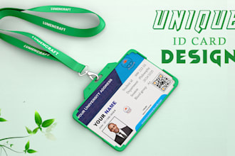 design premium id cards, name cards, lanyards, and badges