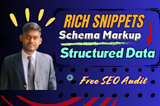 add schema markup, rich snippets and structured data
