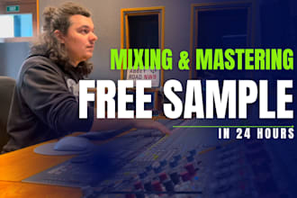 give you free sample in 24 hours for mix and master rock