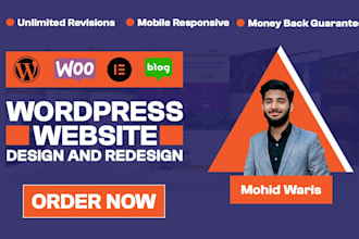 design business website design and wordpress website