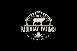 do a vintage premium farm logo design elegant and authentic