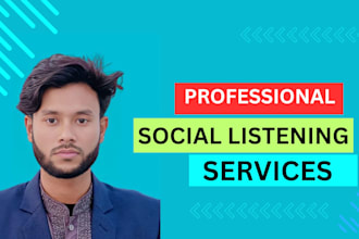 professional social listening to monitor and analyze your brand