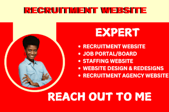 design recruitment website, job portal, job board, staffing website