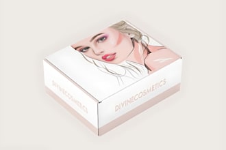 do elegant cosmetics and beauty packaging and label design with source files