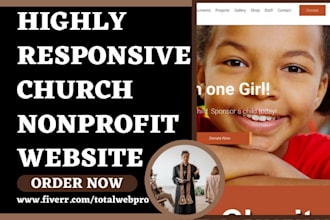 design church nonprofit charity donation ngo crowdfunding fundraising website