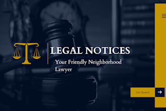 write your legal notices