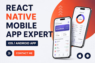 be using react native as react native developer for fintech app react native app