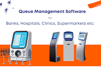 develop queue management system software
