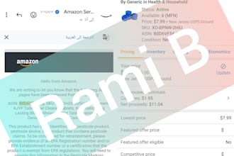 fix pesticide flagged amazon asin listing