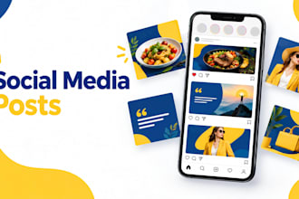 design instagram and facebook posts