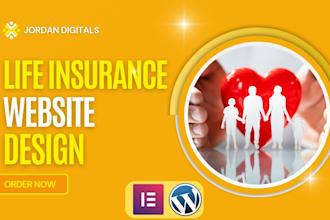 design life insurance website, insurance website, life insurance landing page