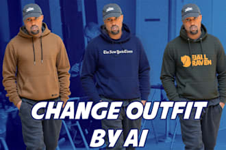 change any outfit on models, ai or real models, hyper realistic images