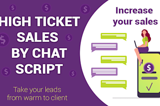 write your sales by chat script