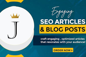 do SEO article writing, blog post writing, and content writing