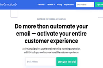 setup activecampaign landing page email marketing automation